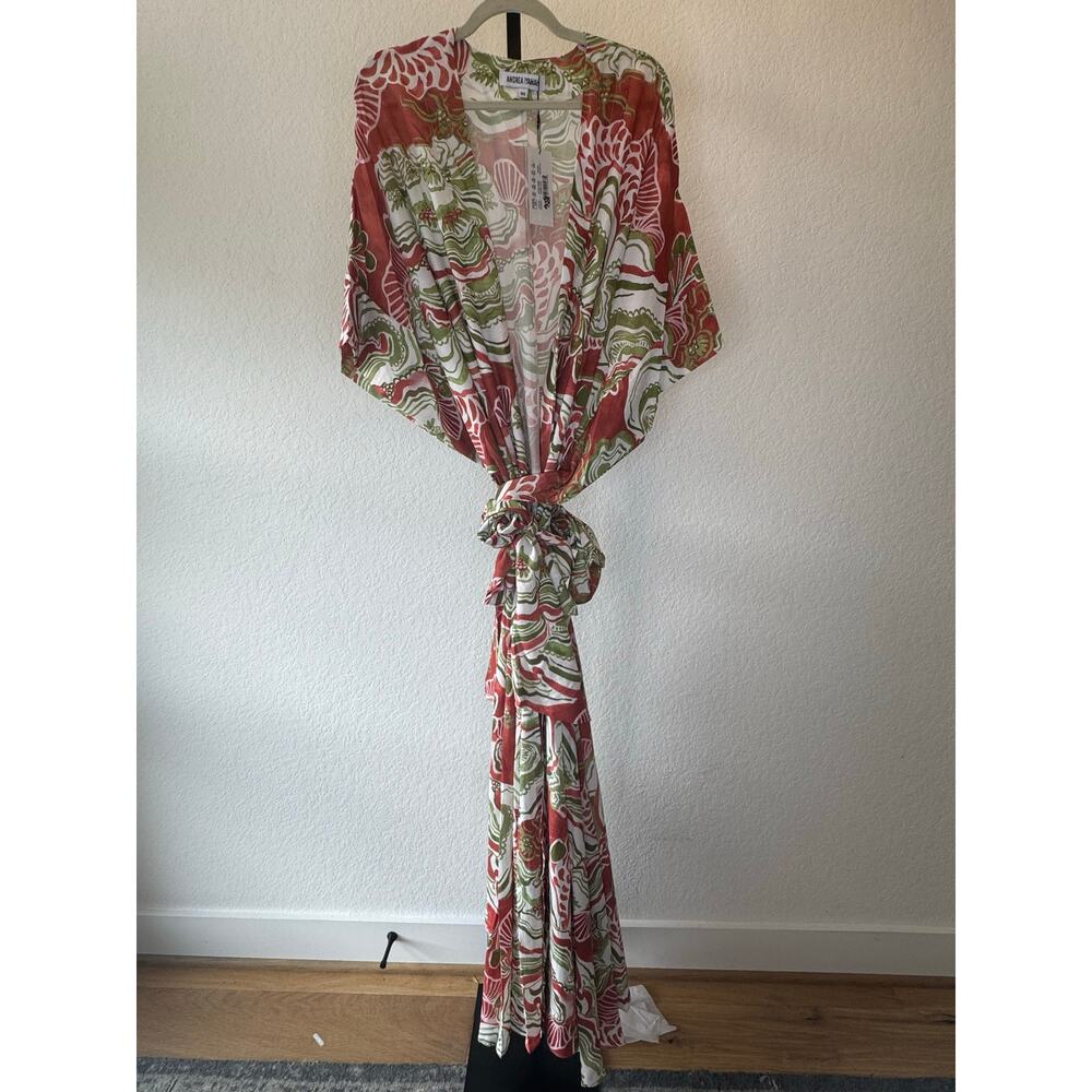 Andrea Iyamah | Gamba Maxi Tie-Waist Robe - Picture 7 of 13
